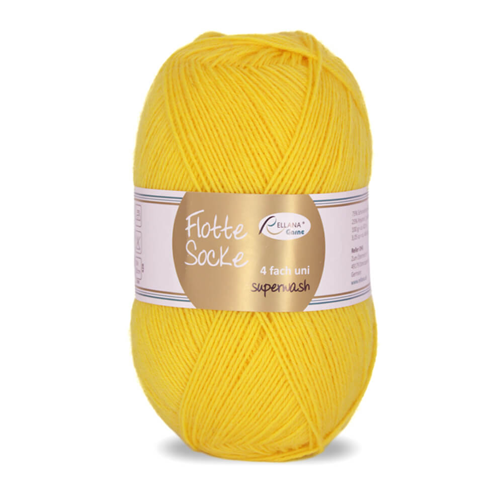 Rellana Flotte Socke Uni 4f. 100 g Sockenwolle