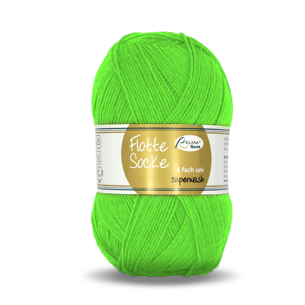 Rellana Flotte Socke Uni 4f. 100 g Sockenwolle