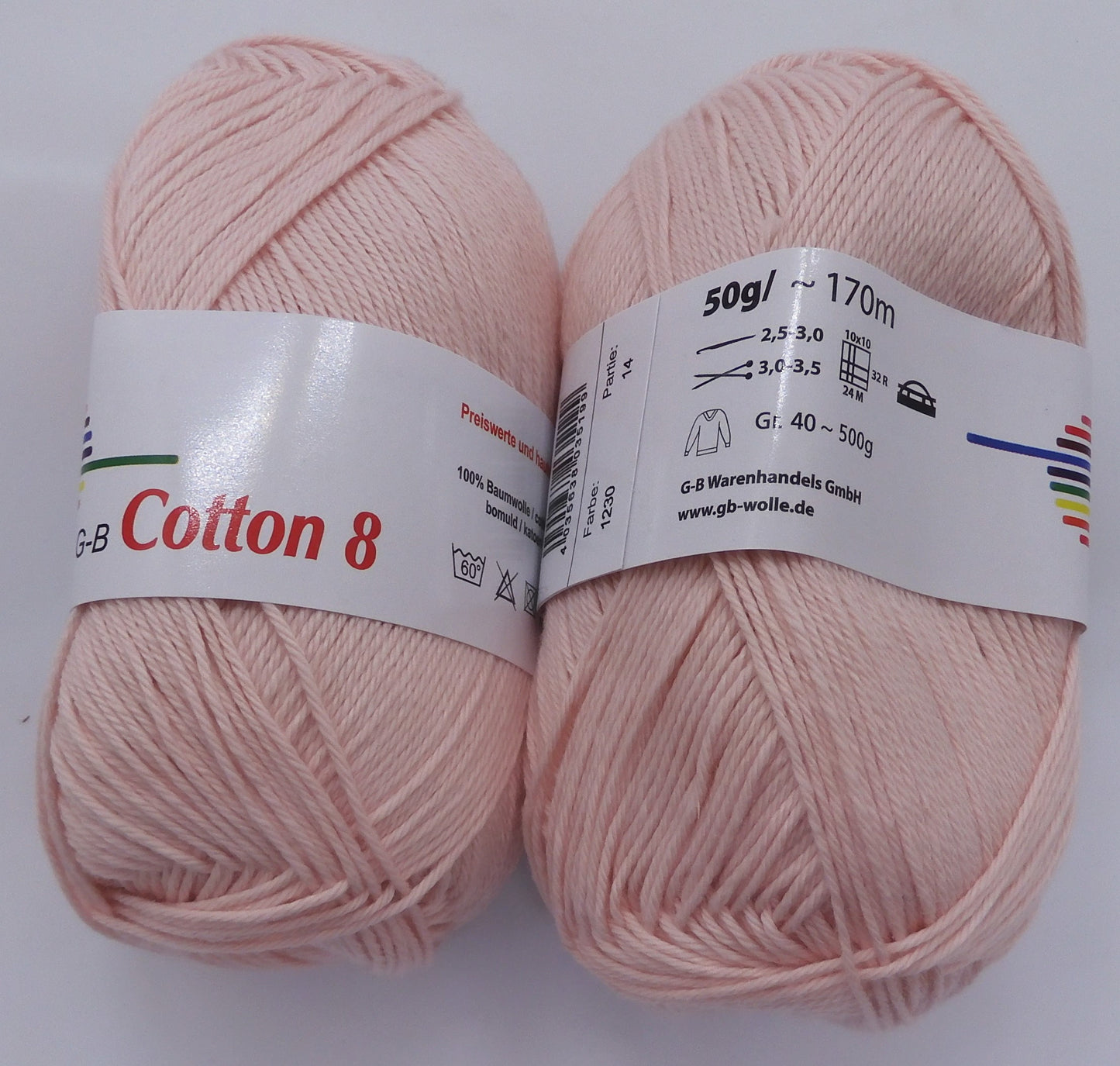 G-B Baumwolle Cotton 8 170 m/50 g