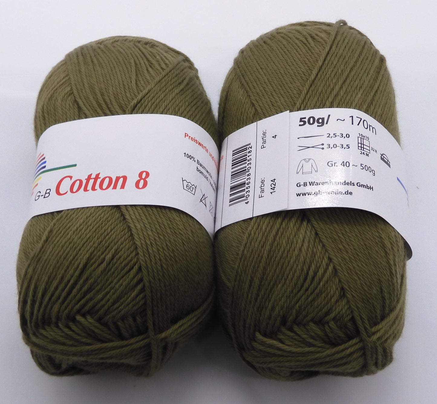 G-B Baumwolle Cotton 8 170 m/50 g