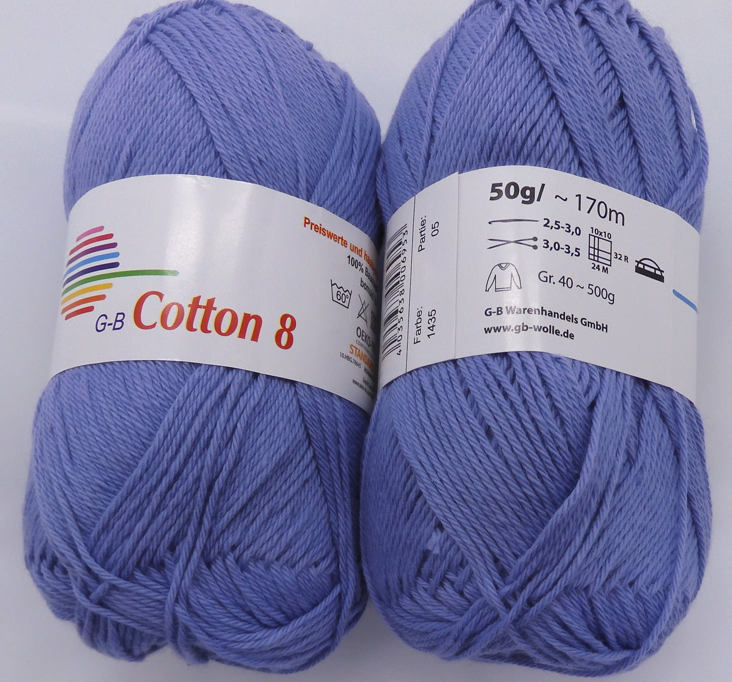 G-B Baumwolle Cotton 8 170 m/50 g