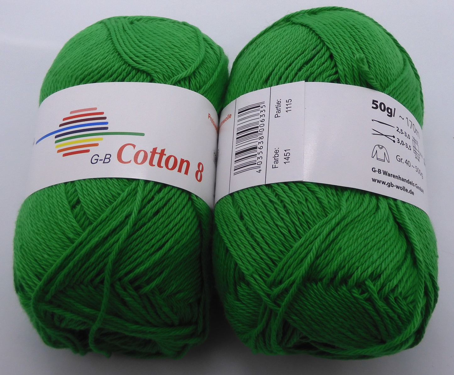 G-B Baumwolle Cotton 8 170 m/50 g