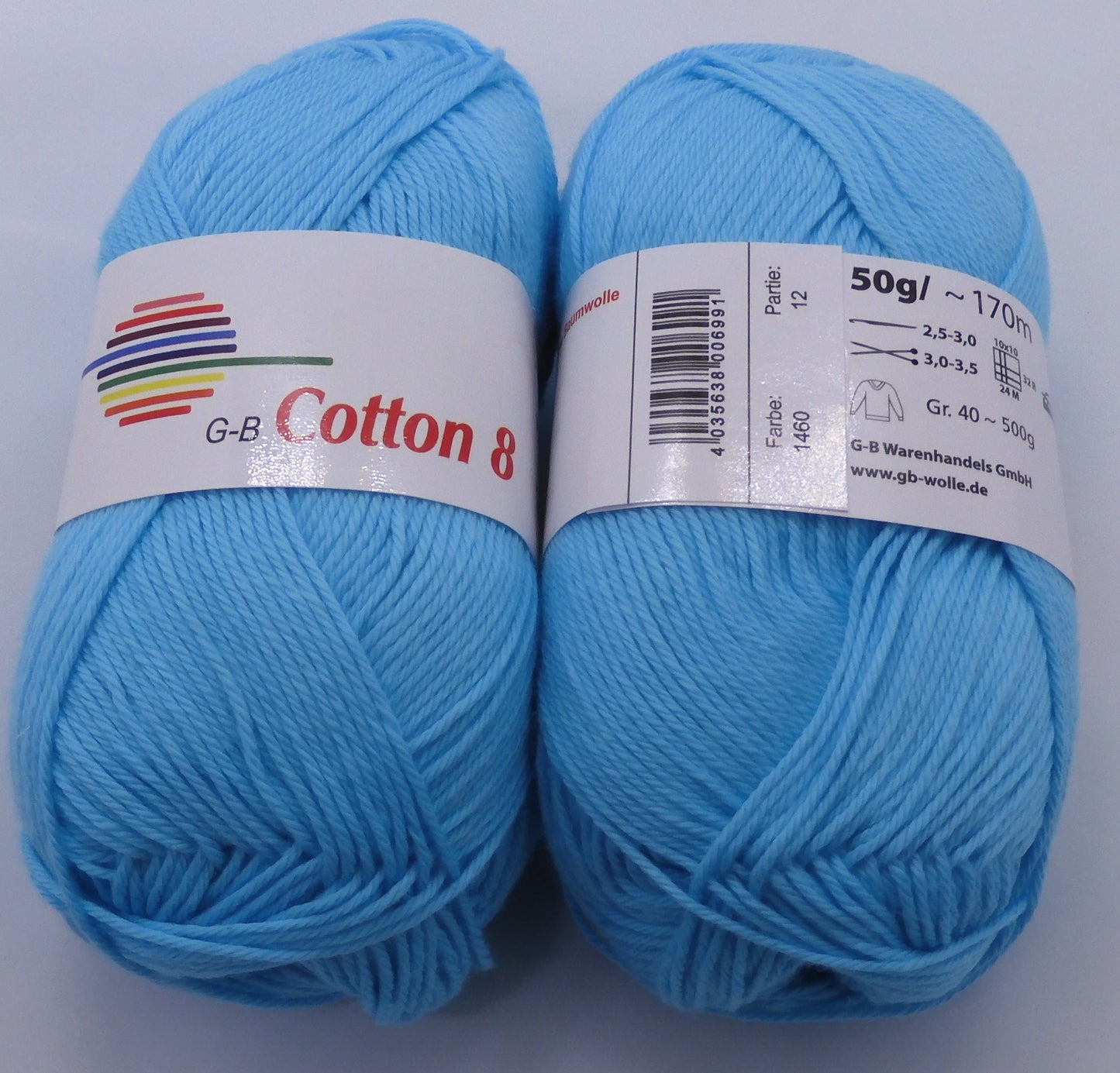 G-B Baumwolle Cotton 8 170 m/50 g