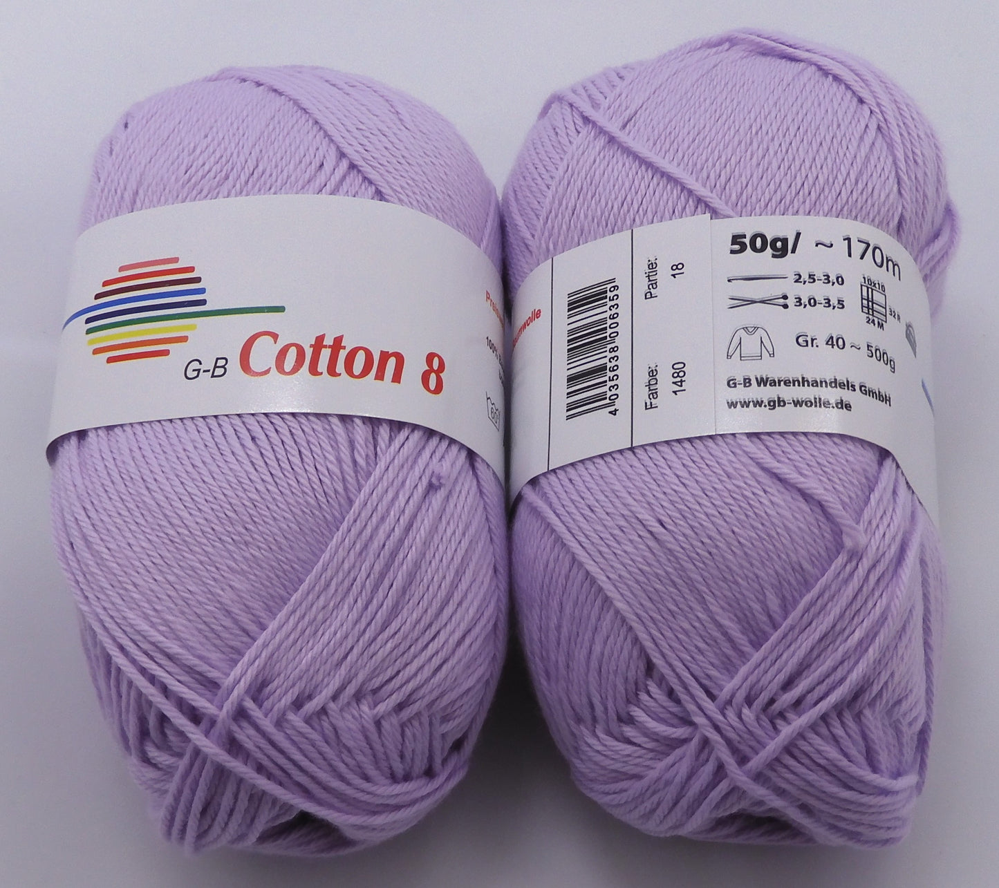 G-B Baumwolle Cotton 8 170 m/50 g