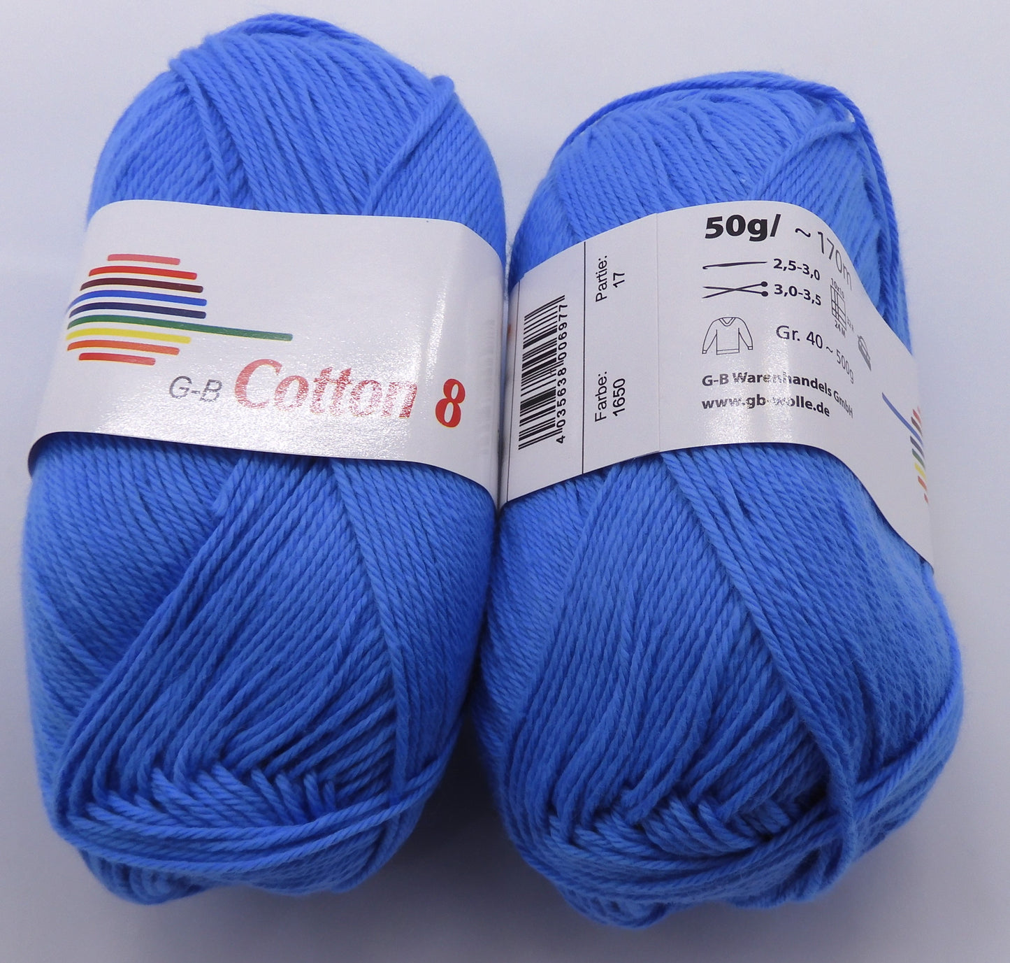 G-B Baumwolle Cotton 8 170 m/50 g