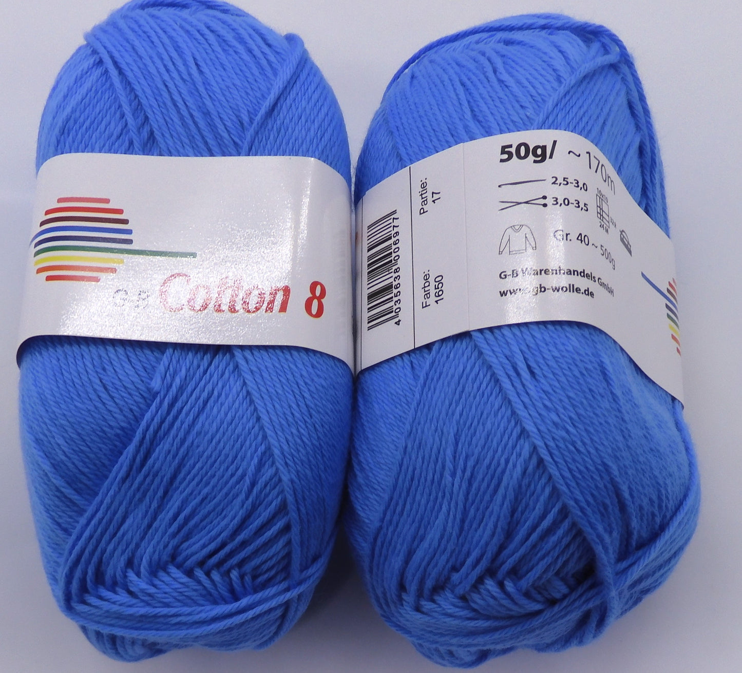 G-B Baumwolle Cotton 8 170 m/50 g