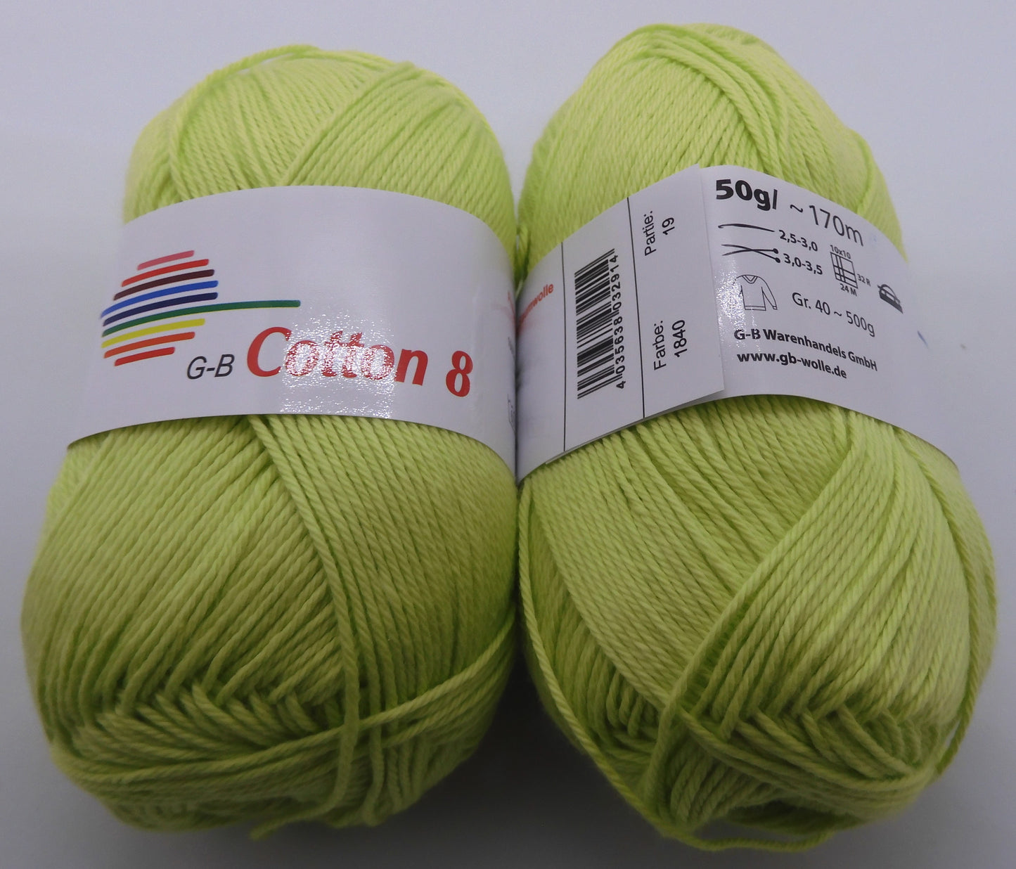 G-B Baumwolle Cotton 8 170 m/50 g