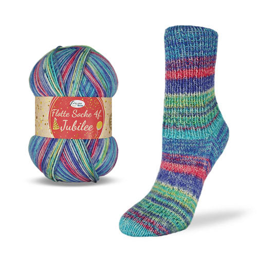 Flotte Socke Jubilee 4f. 100 g Sockenwolle