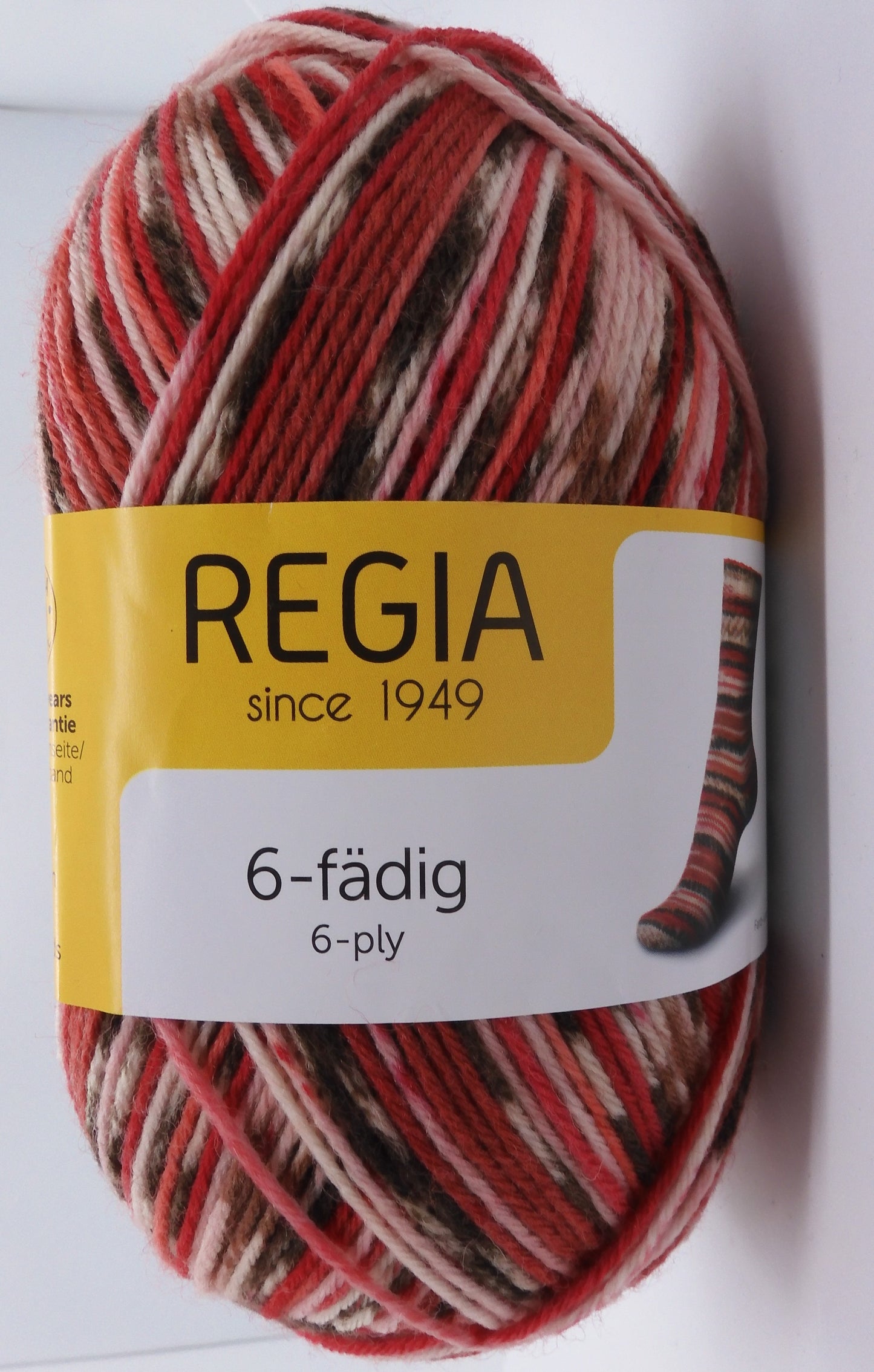 Regia 6fädige Sockenwolle Color