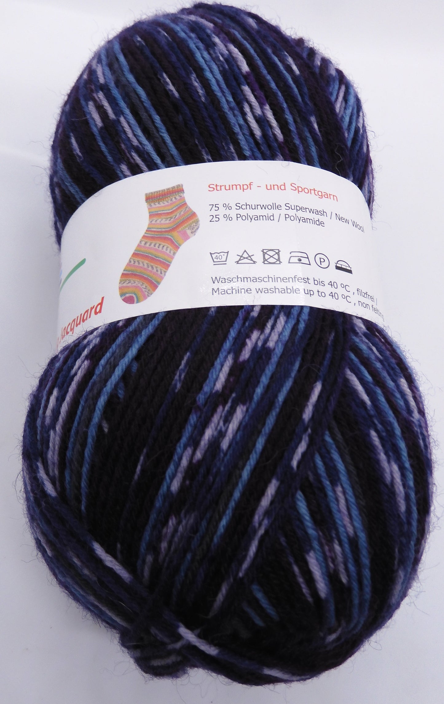 G-B Sockenwolle Super Socks 6-fädig Jacquard