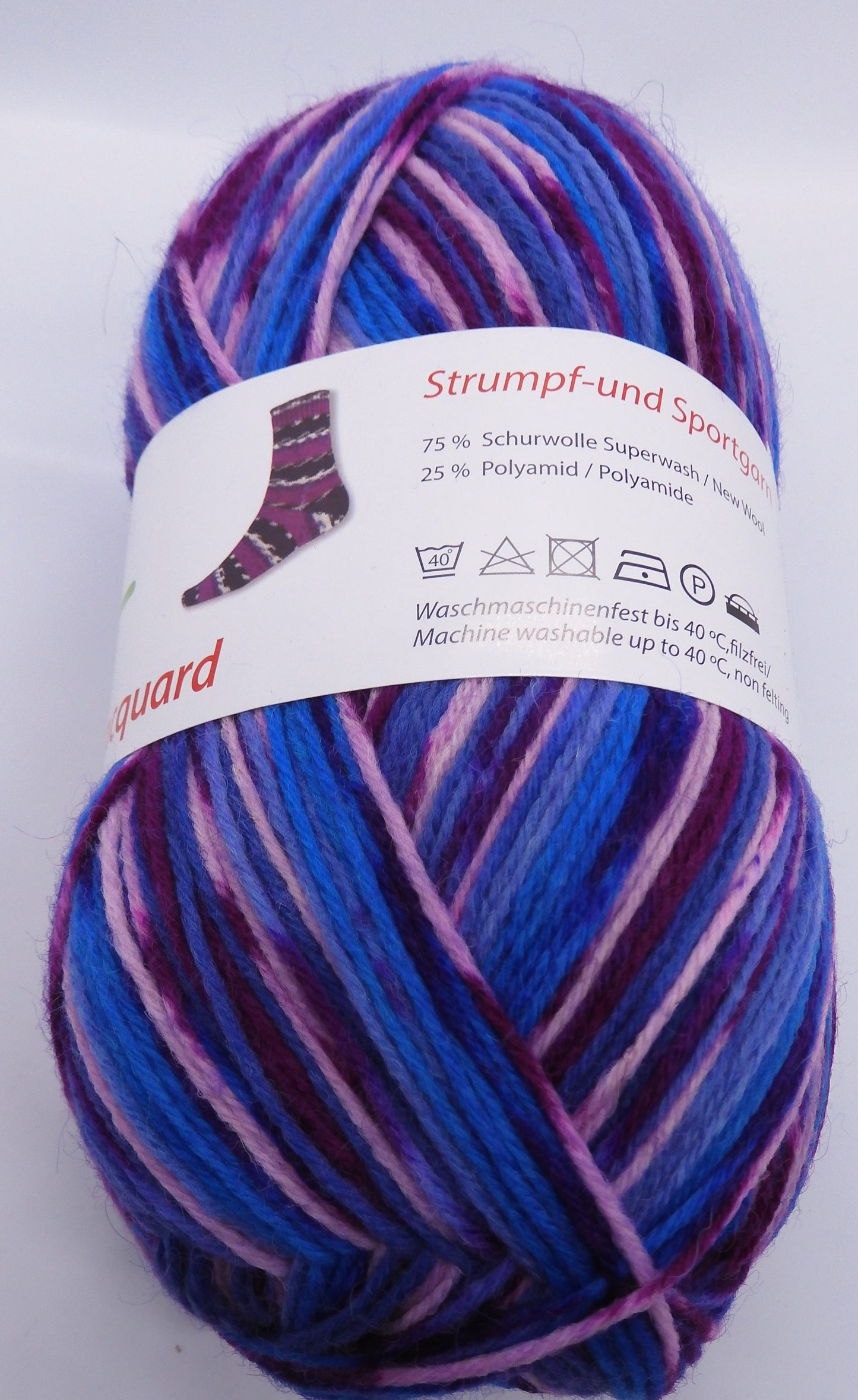 G-B Sockenwolle Super Socks 6-fädig Jacquard